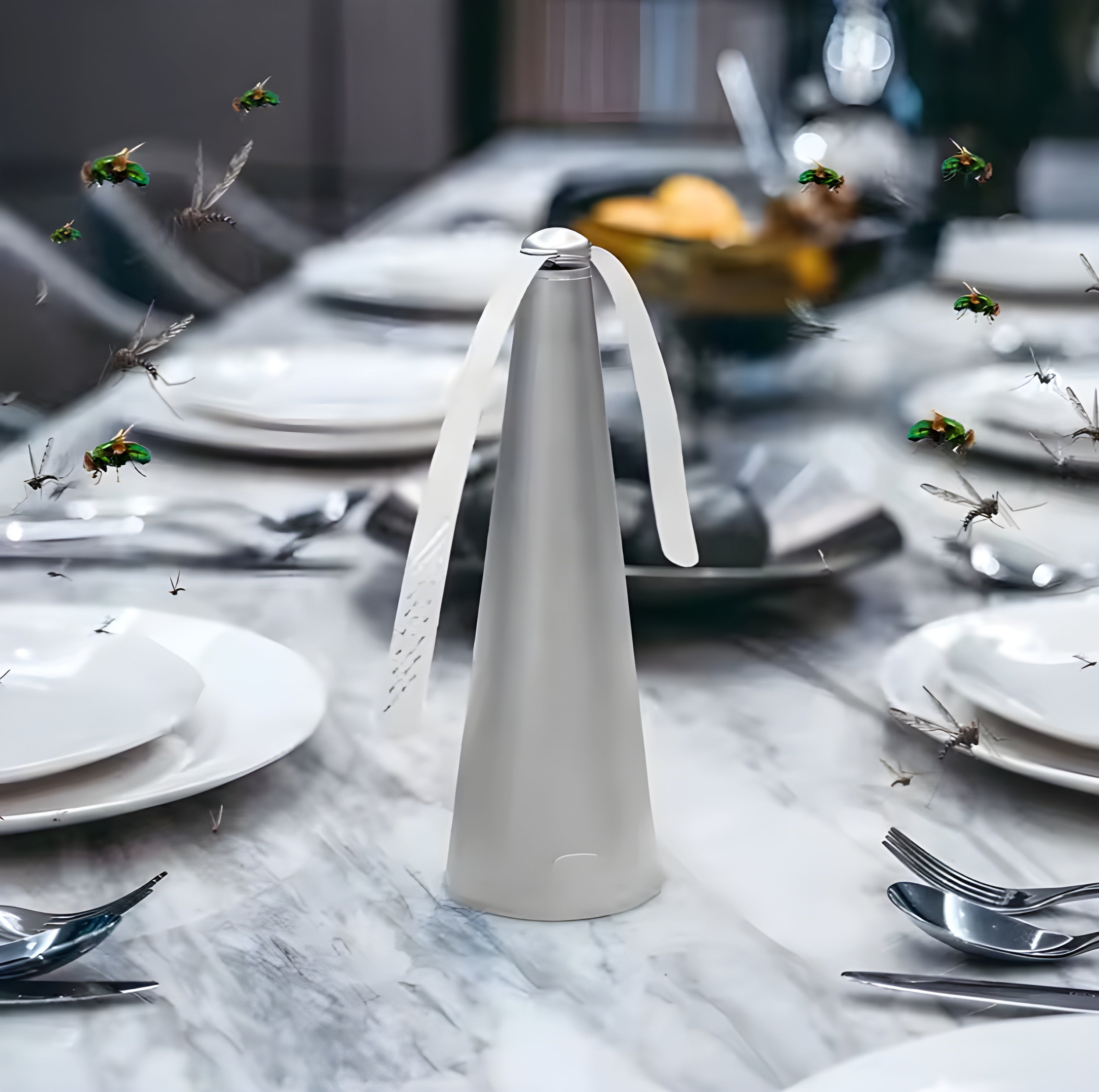 Dispositif de Table Anti-Insectes à Pales Rotatives